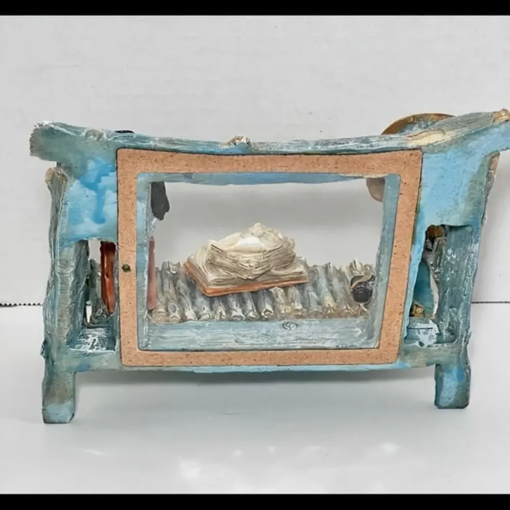Unique Collections Frame distressed bench wood frame